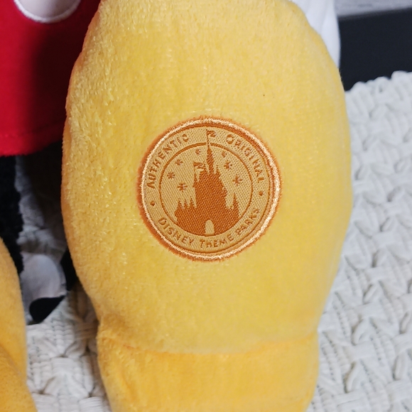 Disney Store Minnie Mouse Red Polka Dot Velour Plush 20" Doll Exclusive Patch - Picture 6 of 11